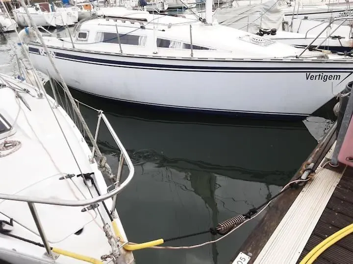 Vintage Sailboat In Belem Hotel Lisbon Botel